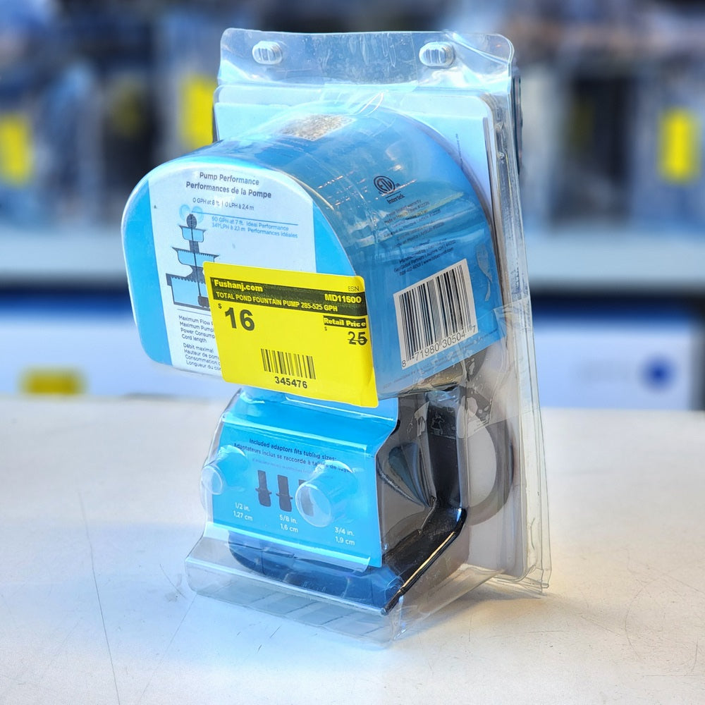 Total Pond Fountain Pump 285-525GPH Total Pond Fountain Pump 285-525GPH